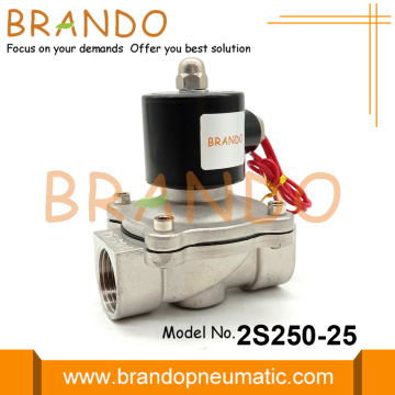 2S250-25 Stainless Steel Water Solenoid Valve 1 Inch