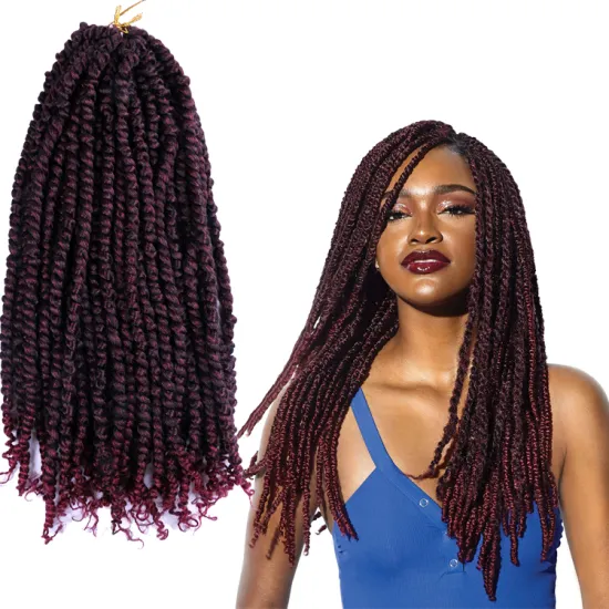 Passion Twist Water Wave Hair Pre passion Twist Passion Twist Braids Hair Extensions Braiding Hair Ombre Wholesale Pre-looped