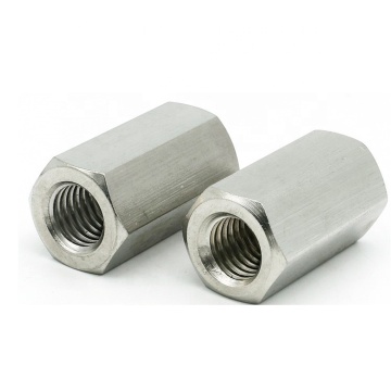 Galvanized Hex Nut M12 - Long Hexagon Coupling Nuts