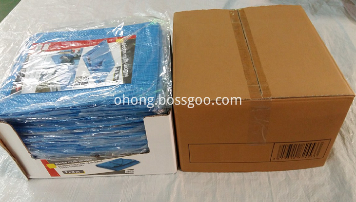 PE Tarps Display Packing 