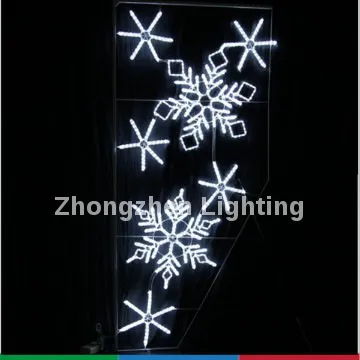 Government Project Outdoor Street Decoration Pole Motif Light