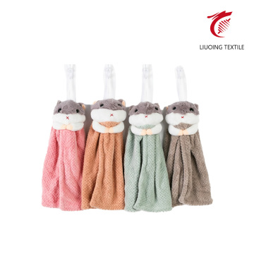 Waffle Weave Hamster Hand Towel