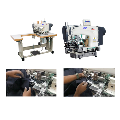 Mesin Hemming Bawah Chainstitch Industri Dengan Automatik