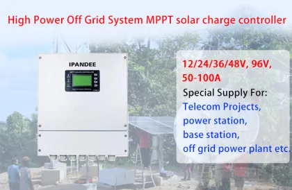 Ipandee Mars 12V/24V/36V/48V 50A 80A 100A Mppt Controller High Voltage 96V For Telecom Projects