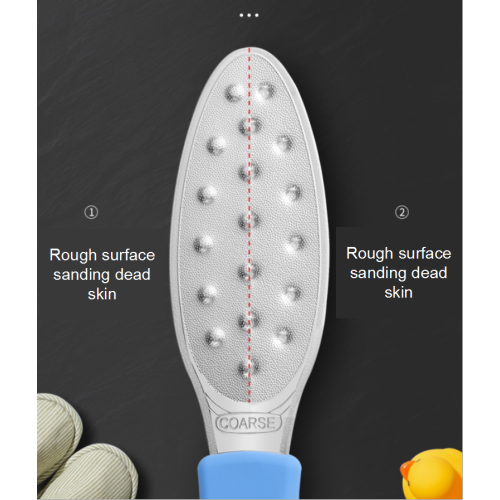 Arquivo de pé inoxidável com alça de silicone