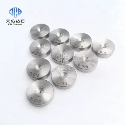 High-Precision 0.010mm Natural Diamond Wire Drawing Die for electronics industry
