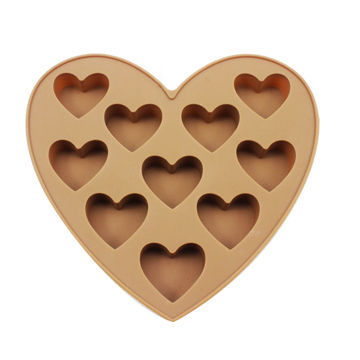 Hearth Shape Silicone Cookie MoldNew