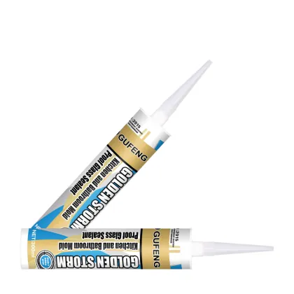 Kitchen and bathroom anti mold glass sealant