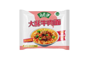 Ma LaoYi Crispy Beef Halal Instant Noodles Bag