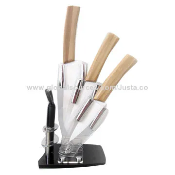 High tech high sharpness ceramic knife rests