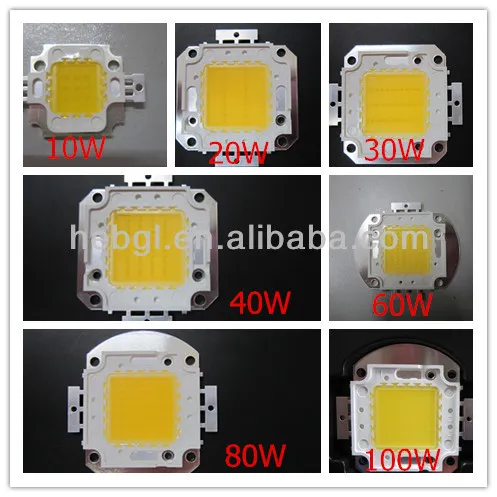 10-100W High Power LED 110-120Lm/W