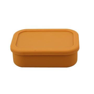 Cuboid Silicone Lunch Box for Kids and Adults