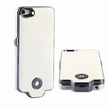 Rechargeable Battery Cases for iPhone 5 with 2,500mAh Capacity, 5V, 800mA Input