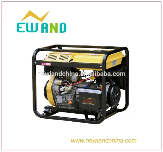 with 30AH battery single phase electric open diesel 5kw generator