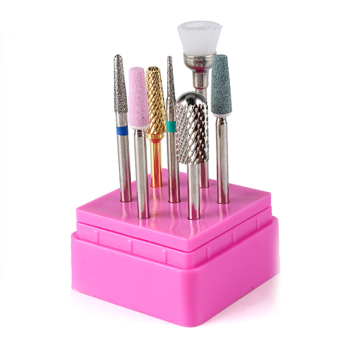 Ceramic E-file Manicure Pedicure Drill Bits Set for Nail Art Salons