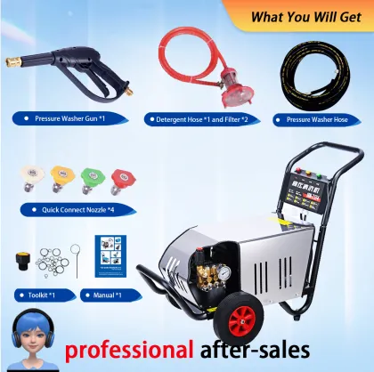 High Pressure Pump Car Washer with Cold Water and High Water Pressure Gun