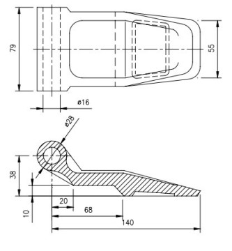 ISO Container door hinge container fittings