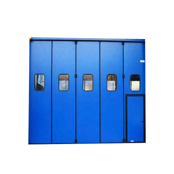 Large Industrial Workshop Outdoor Electric Folding Door by Hormann