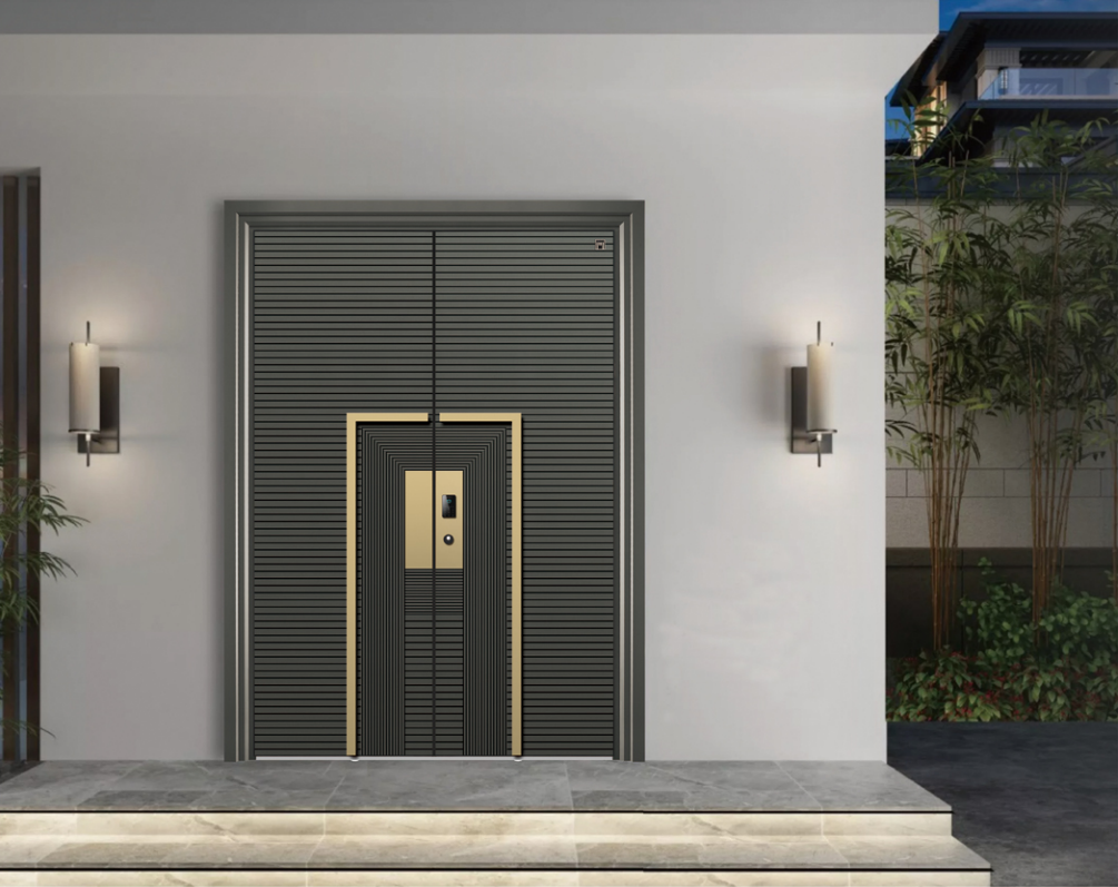 aluminium double doors