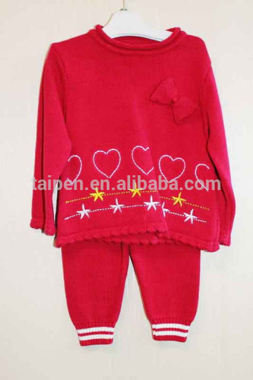 Winter Fashion Style Knitted Fabric Child Apparel