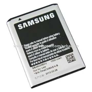 S5830 Mobile Phone Battery, Li-polymer Cell, 3.7V Voltage, 1,300mAh Capacity