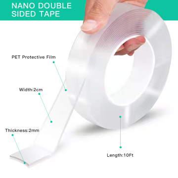 Szuper tiszta nano kétoldalas ragasztószalag