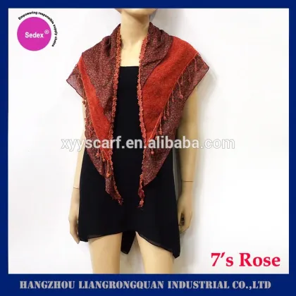 2016 new fashionable Triangular bandage lace stitching