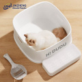 Cat Litter Box Pet Toilet Isolate Odor Tray