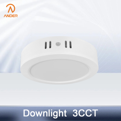 Solução de iluminação embutida multipotência 3CCT em formato oval