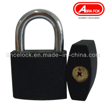 Grey Iron Padlock, Black Iron Padlock with Cross Key (303A)