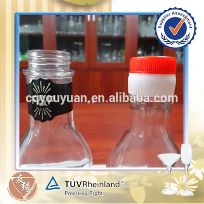 Machine Made Clear Glass Spice Bottle For Chili Sauce