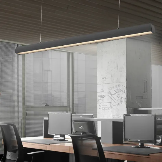 Linkable Strip Wall Light Fixture: SCON Aluminum Pendant LED Linear Light