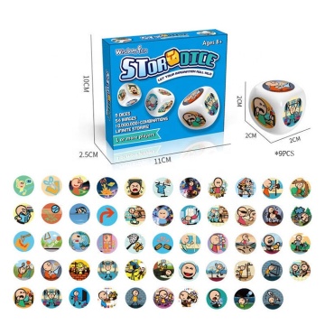 Imaginative Learning: Board Game Educational Toys - Cube, Storytelling Dice, and Teaching Aids for Enhanced Student Engagement