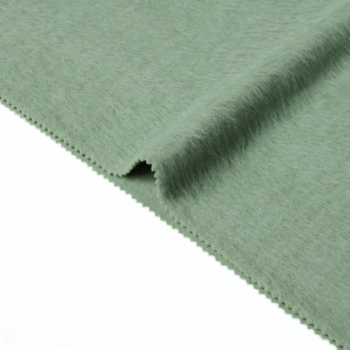 プレミアムソフトブラッシュロングアルパカウールニット生地