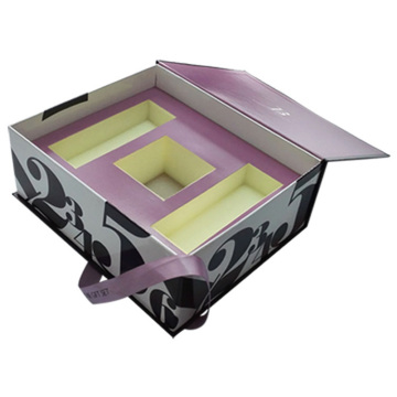 Cosmetic Gift Cardboard Box with Foam Insert