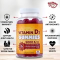 Yetişkin 5000 IU Vitamini D3 Gummies