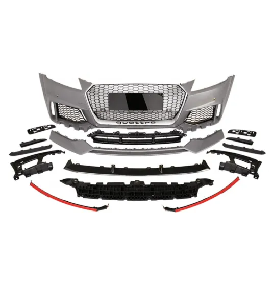 Front Bumper with Grill Kit for Audi TT & TTRS 2015-2018