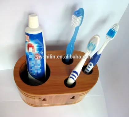 Bamboo brush holder / Bamboo toothbrush cans / Bamboo toothbrush box