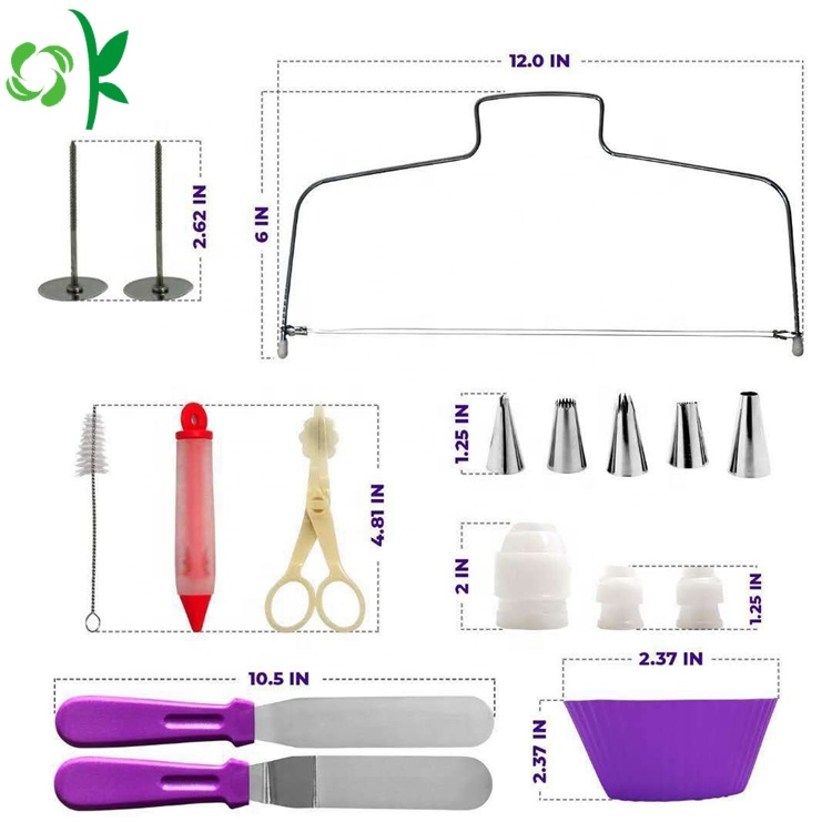 Silicone Multi Function Cake Decorating Tools Kits