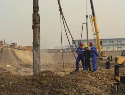 Professional Manufacturer of Vibroflotation Equipment: Bottom Feed Vibroflot Systems