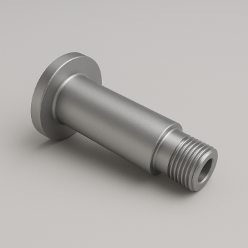 Детали из нержавеющей стали с ЧПУ, выточенные на ступенчатом резьбовом валу