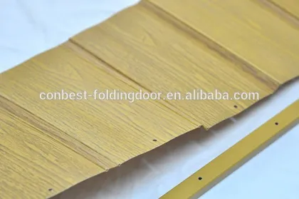 aluminum folding door and pvc folding door/ bulletproof transparent polycarbonate folding door