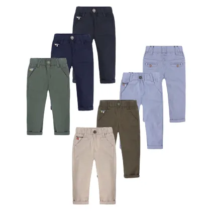 Spring New Children's Elastic Casual Trousers - Boy's Trousers Manufacturers Wholesale