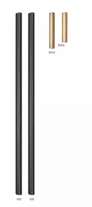 High quality aluminum alloy wardrobe furniture handle.