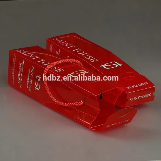 custom christmas wine gift boxes for bottle carrier