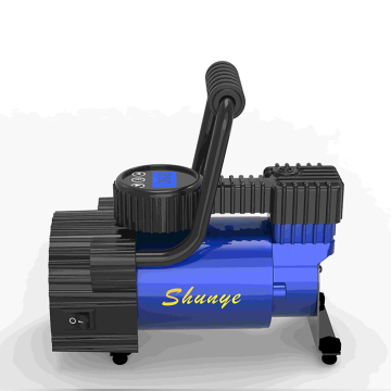 Electric Tire Air Pump: 12V DC Car Tyre Inflator with Double Cylinder for Auto