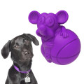 المطاط الطبيعي شكل الكرة لعبة الكلب التفاعلية