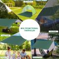 Tarp per amaca da campeggio leggero da 10x10 piedi con pali
