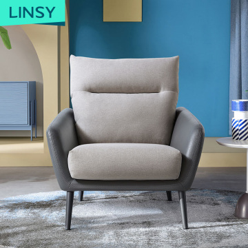 Linsy Arm Steel Legs Living Room Chair