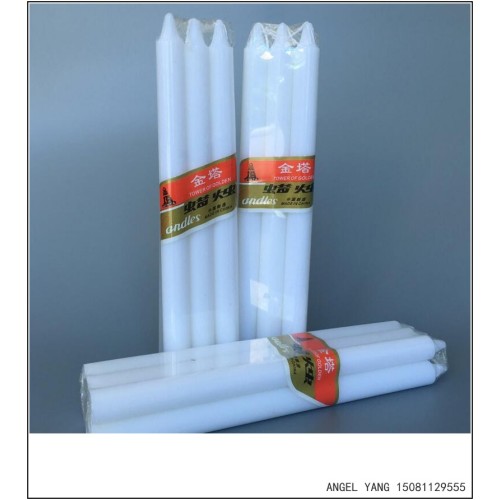 Hot Sale White Colored No Drip Candle